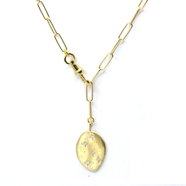 Collier Mystique chaîne large PLuie d'Etoiles