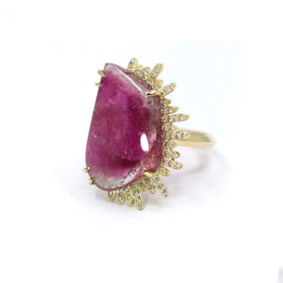 Bague La Sérénissime or jaune et diamants