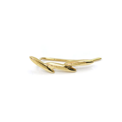 Boucle grains de riz vermeil