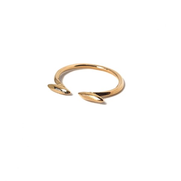 Bague Urban Tribe en argent plaqué or