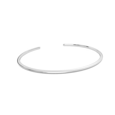 Bracelet jonc simple argent-2