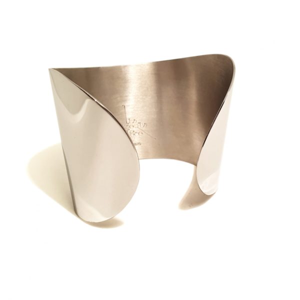 Manchette en argent massif