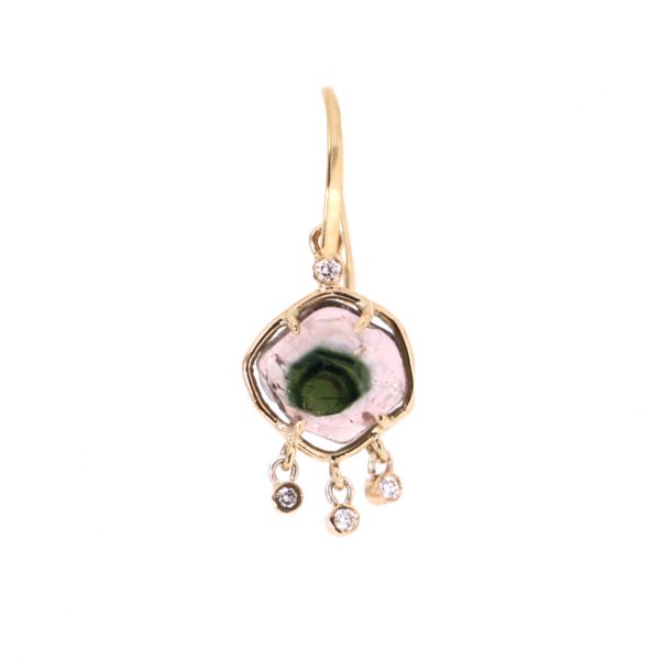 Dormeuses, Cosmos, Tourmalines et diamants