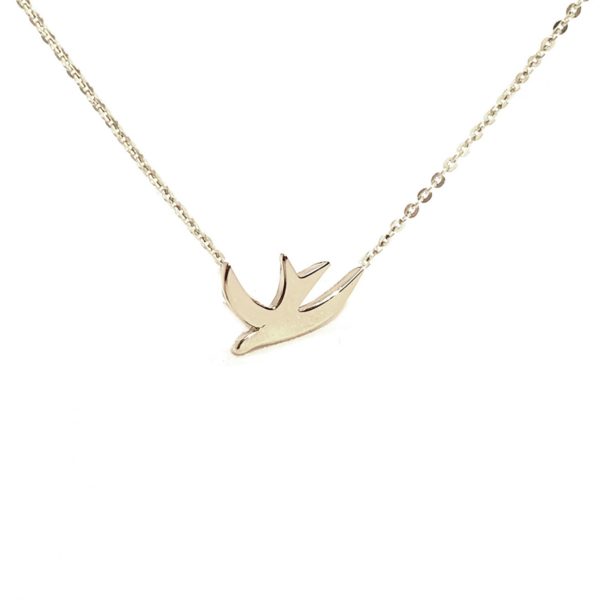 Collier Hirondelle argent oiseau