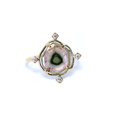 Bague Cardinale or et tourmaline