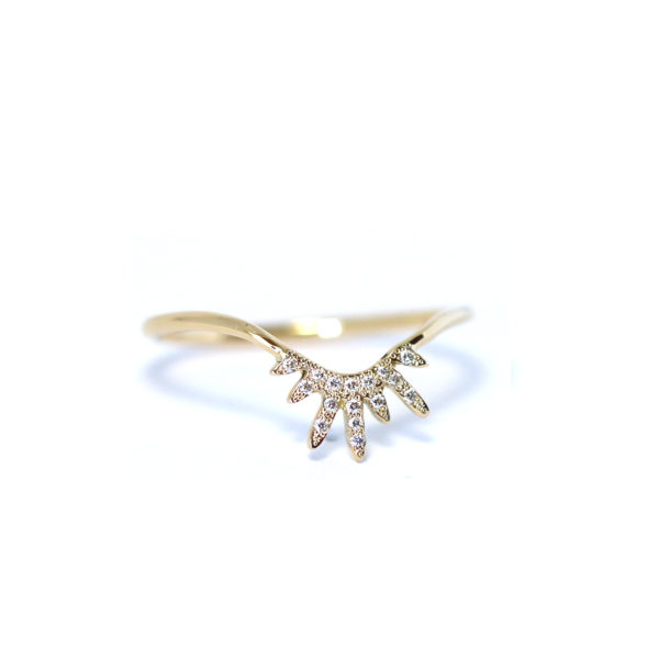 Bague Petit Soleil or et diamants