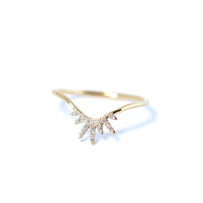 Bague Petit Soleil or et diamants