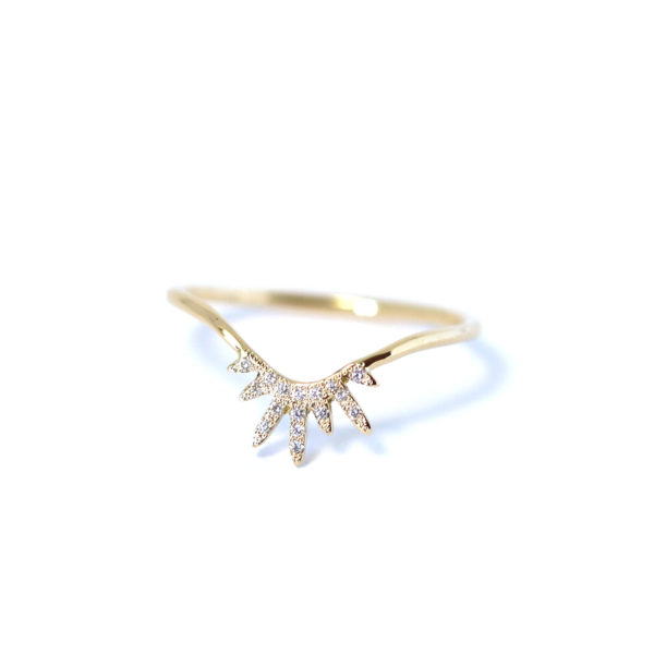 Bague Petit Soleil or et diamants