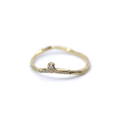 Bague Délicate or et diamants