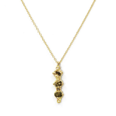 collier Rituel saphirs or jaune