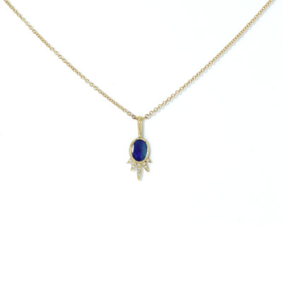 pendentif opale soleil