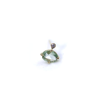 boucle saphir vert