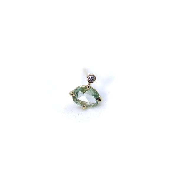 boucle saphir vert