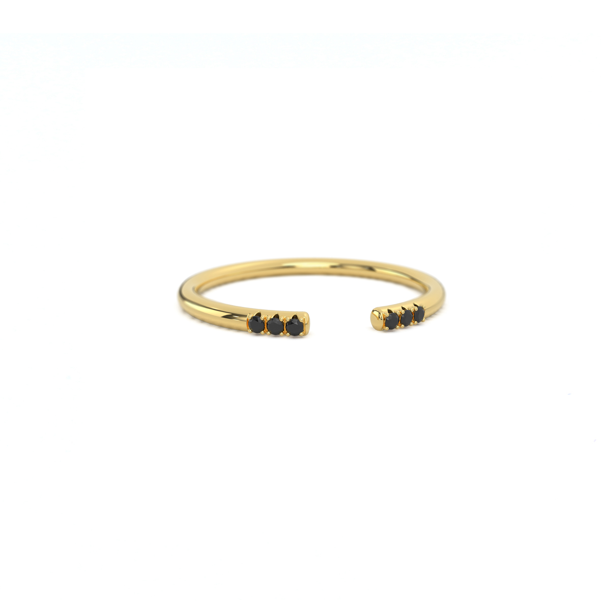 Bracelet Vintage Argent Et Zircons Noirs - Très Bon état