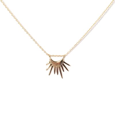 Collier Eclipse gravé or 18ct