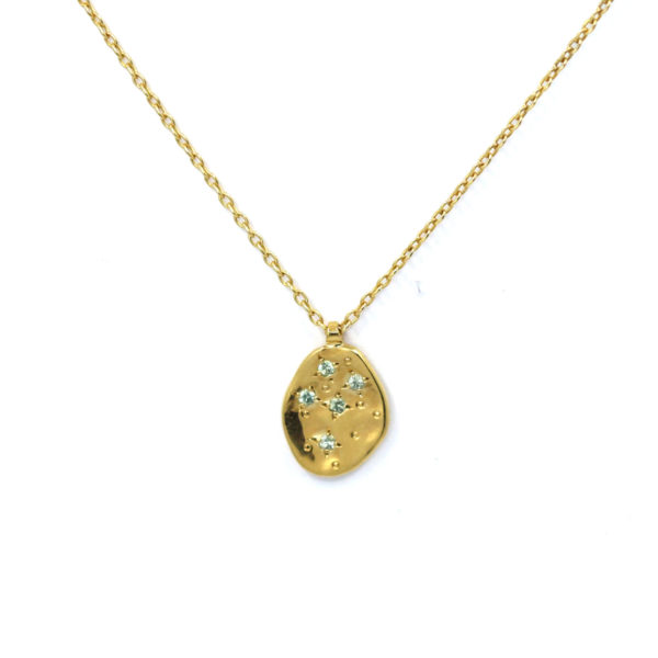 Collier Pluie d'Etoiles petit modèle vermeil