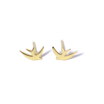 boucles hirondelles vermeil