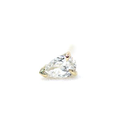 clou poire diamant or jaune-2