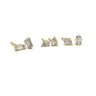 clous diamants or jaune