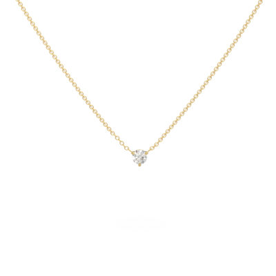 collier Câline or et diamants
