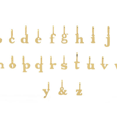 charms lettres minuscules