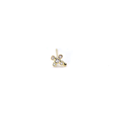 puces croix or diamants