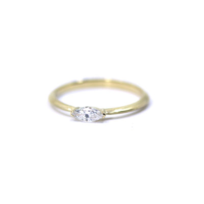 Bague diamant marquise