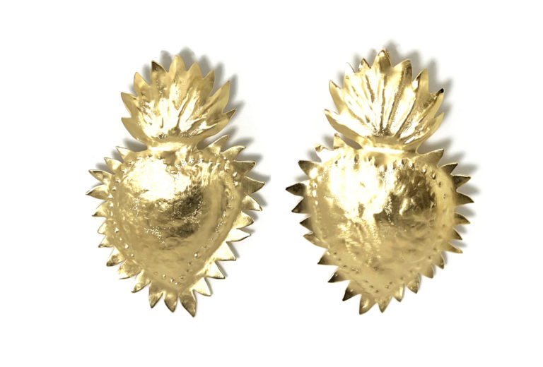 Boucles ExVoto Coeur