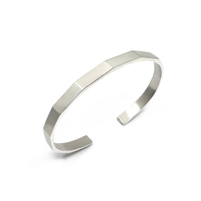 Bracelet jonc JUL facettes 6mm