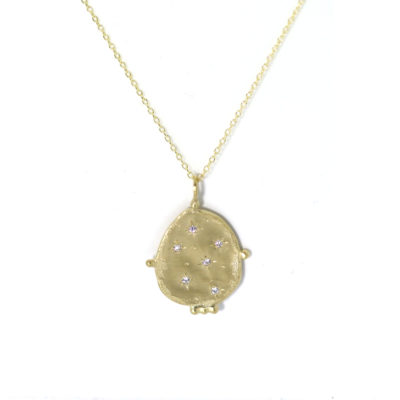 Collier Mystique chaîne fine 6 cz étoiles