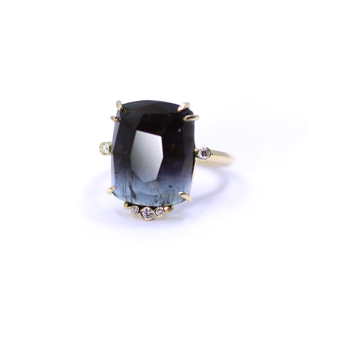 Bague Azul tourmaline bleue et diamants