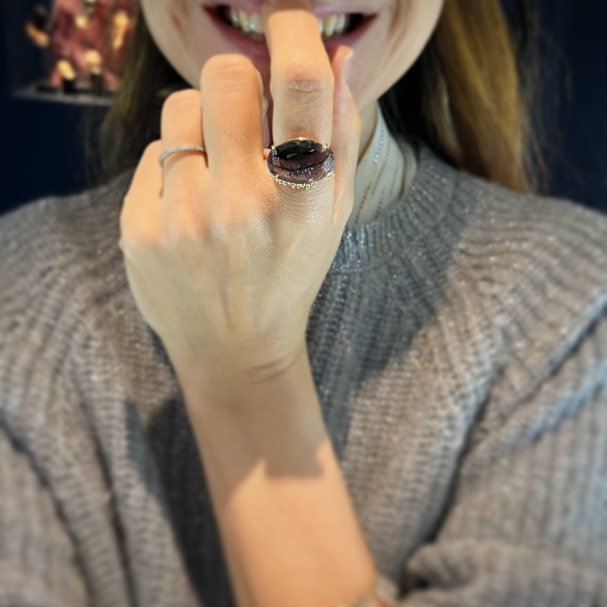 Bague La Fascinante tourmaline et diamants