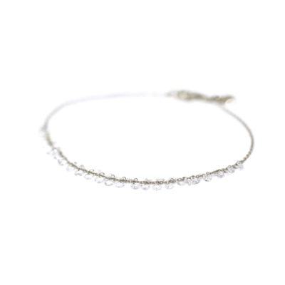bracelet Etincelles pampilles diamants or blanc