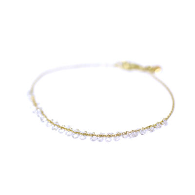 bracelet Etincelles pampilles diamants or jaune