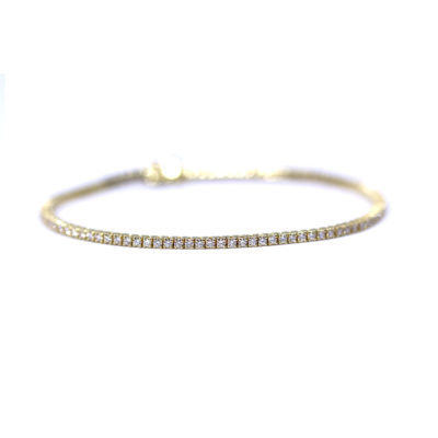 bracelet tennis Luz or jaune et diamants