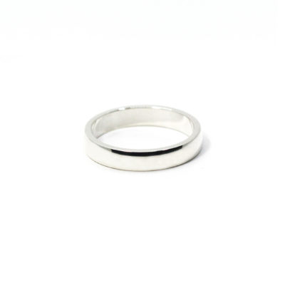 alliance homme tendu 4mm poli