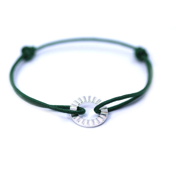 bracelet cordon Jack vert