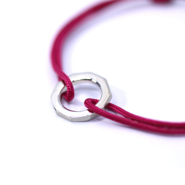 bracelet cordon Jul fuchsia
