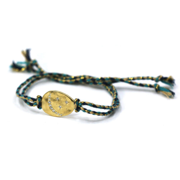 bracelet mystique médaille lune 2