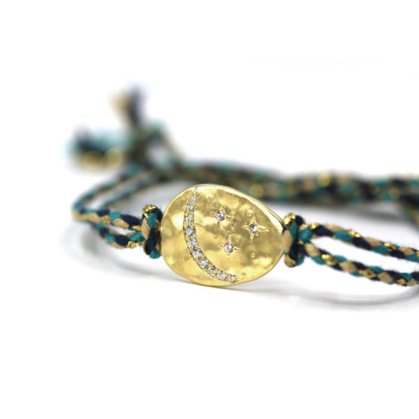 bracelet mystique médaille lune 2